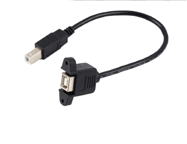 USB 2.0 B-M to B-F extension cable