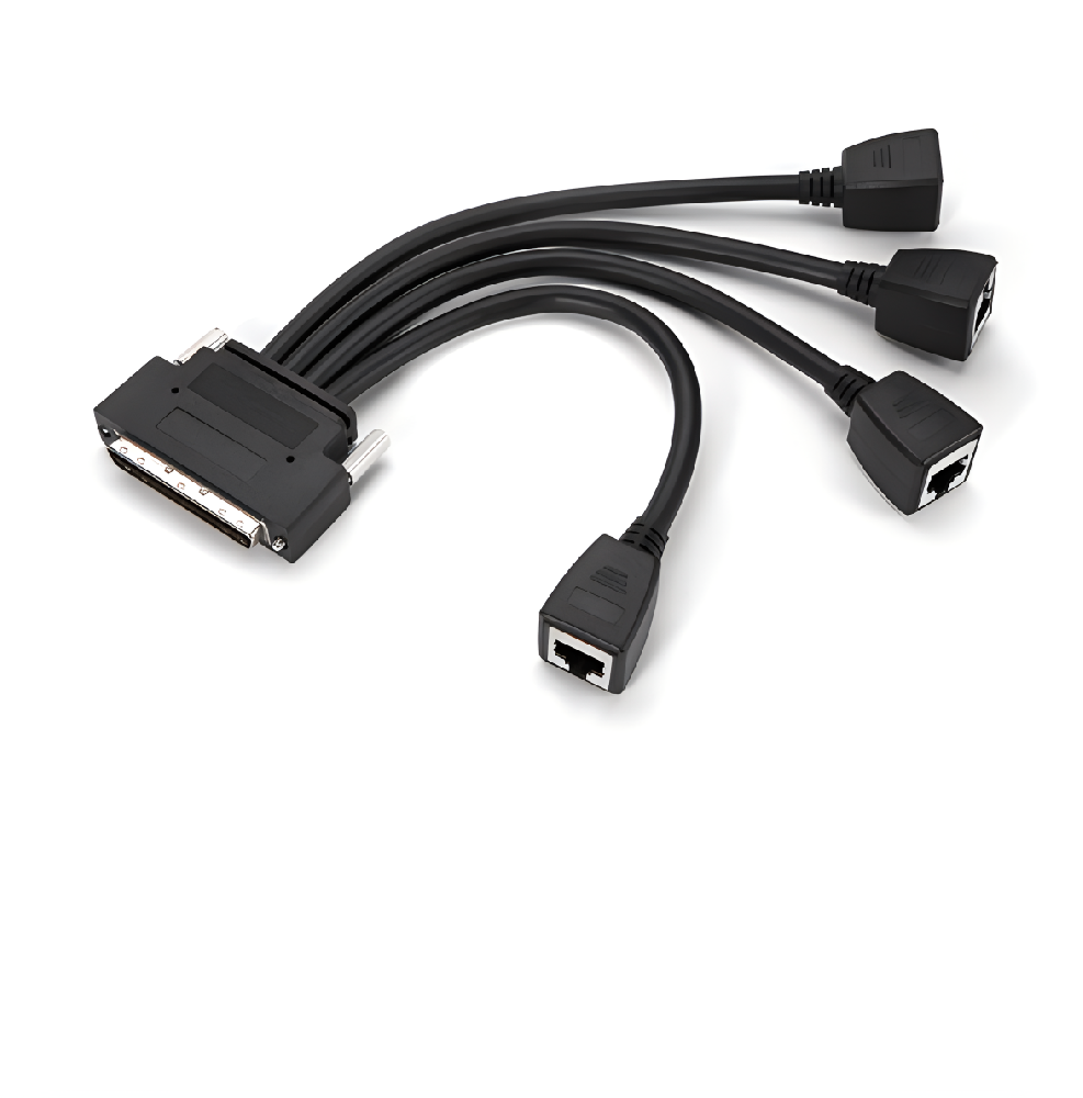 SCSI 68PIN M TO RJ45 F*4