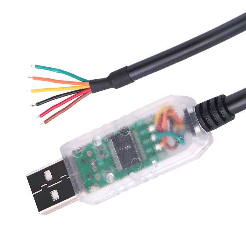 FTDI USB to RS232 Wire End Stripped Serial Converter Cable Compatible USB-RS232-WE Support Win10