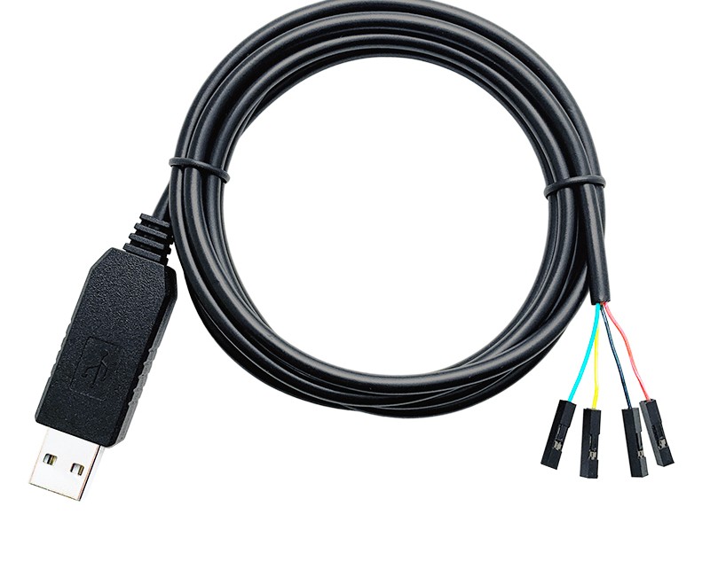 FTDI USB RS232 to TTL 5V 2.54mm Dupont Header 4 Pin UART Serial Cable 6FT