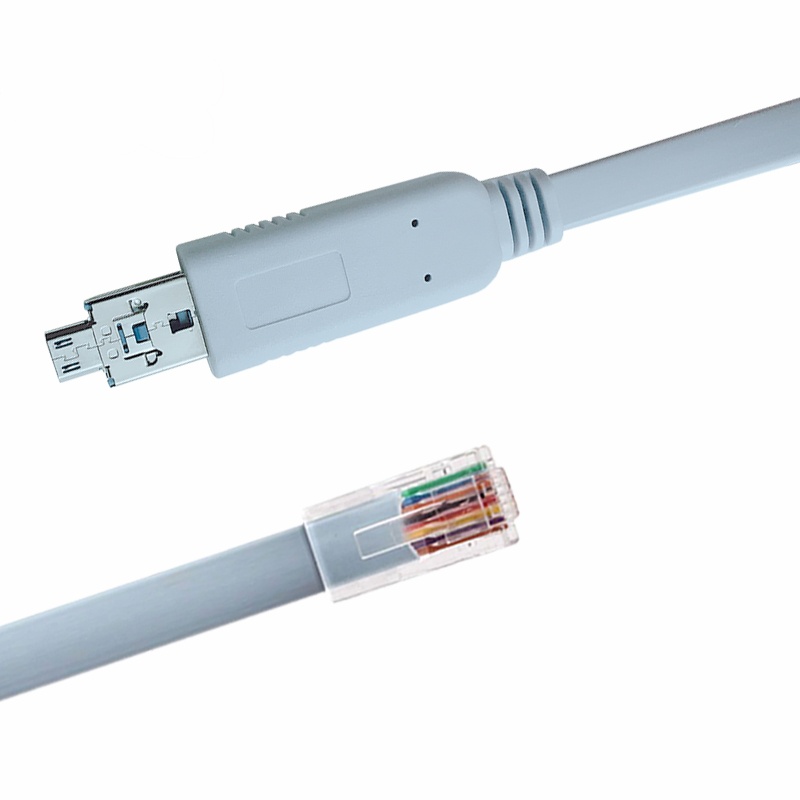 FTDI-2 IN 1 FT232 USB+Micro USB TO RJ45 Console Cable