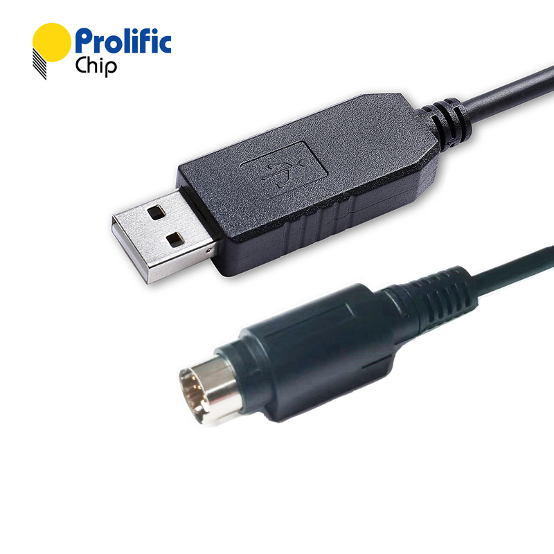 Yaesu Interface SCU-20 PC Connection Cable PL2303GT USB to Mini Din 10 Pin for Yaesu FTM-100D/DE/DR 